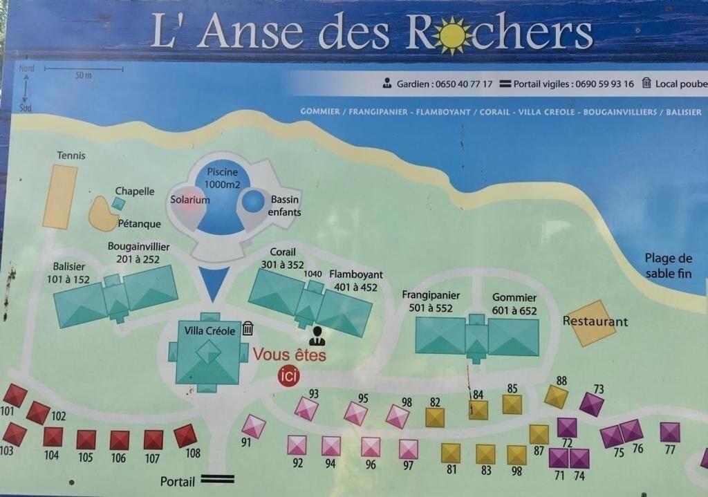 Karukera 1 Anse Des Rochers Saint-Francois  Exterior foto
